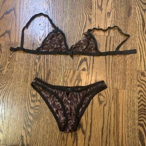 Agent Provocateur Esme Pantie and Bra Set Lingerie